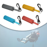 Maxbell Scuba Rattle Stick with Clip Loudest with Hook Handheld Diving Pointer Stick Blue