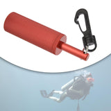 Maxbell Scuba Rattle Stick with Clip Loudest with Hook Handheld Diving Pointer Stick Red