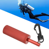 Maxbell Scuba Rattle Stick with Clip Loudest with Hook Handheld Diving Pointer Stick Red