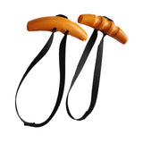 Maxbell 2 Pieces Tranining Grip Handles Pull up Grips for Home Bodybuilding Home Gym