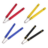 Maxbell Foam Training Nunchucks Comfortable Grip for Martial Arts Taekwondo Wingchun Red