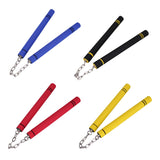 Maxbell Foam Training Nunchucks Comfortable Grip for Martial Arts Taekwondo Wingchun Red