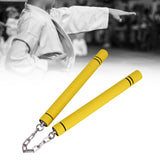 Maxbell Foam Training Nunchucks Comfortable Grip for Martial Arts Taekwondo Wingchun Yellow