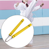 Maxbell Foam Training Nunchucks Comfortable Grip for Martial Arts Taekwondo Wingchun Yellow