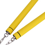 Maxbell Foam Training Nunchucks Comfortable Grip for Martial Arts Taekwondo Wingchun Yellow