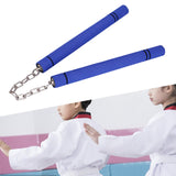 Maxbell Foam Training Nunchucks Comfortable Grip for Martial Arts Taekwondo Wingchun Blue