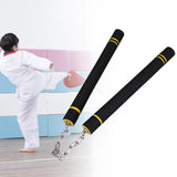 Maxbell Foam Training Nunchucks Comfortable Grip for Martial Arts Taekwondo Wingchun Black