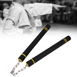 Maxbell Foam Training Nunchucks Comfortable Grip for Martial Arts Taekwondo Wingchun Black