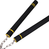 Maxbell Foam Training Nunchucks Comfortable Grip for Martial Arts Taekwondo Wingchun Black