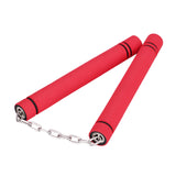 Maxbell Foam Training Nunchucks Toys Soft Tool for Kids Adults Kung Fu Professionals Red