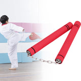 Maxbell Foam Training Nunchucks Toys Soft Tool for Kids Adults Kung Fu Professionals Red