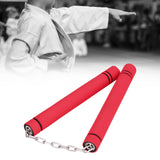 Maxbell Foam Training Nunchucks Toys Soft Tool for Kids Adults Kung Fu Professionals Red