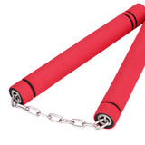 Maxbell Foam Training Nunchucks Toys Soft Tool for Kids Adults Kung Fu Professionals Red