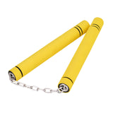 Maxbell Foam Training Nunchucks Toys Soft Tool for Kids Adults Kung Fu Professionals Yellow