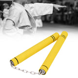 Maxbell Foam Training Nunchucks Toys Soft Tool for Kids Adults Kung Fu Professionals Yellow