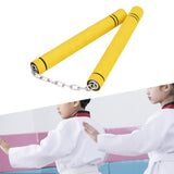 Maxbell Foam Training Nunchucks Toys Soft Tool for Kids Adults Kung Fu Professionals Yellow