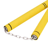 Maxbell Foam Training Nunchucks Toys Soft Tool for Kids Adults Kung Fu Professionals Yellow