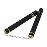 Maxbell Foam Training Nunchucks Toys Soft Tool for Kids Adults Kung Fu Professionals Black