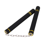 Maxbell Foam Training Nunchucks Toys Soft Tool for Kids Adults Kung Fu Professionals Black