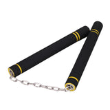 Maxbell Foam Training Nunchucks Toys Soft Tool for Kids Adults Kung Fu Professionals Black