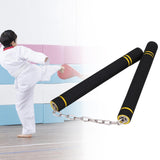 Maxbell Foam Training Nunchucks Toys Soft Tool for Kids Adults Kung Fu Professionals Black