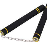 Maxbell Foam Training Nunchucks Toys Soft Tool for Kids Adults Kung Fu Professionals Black