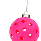 Maxbell 3x Pickleball Ornament Set Key Chains Holder for Wallets Birthday Gifts Keys Pink