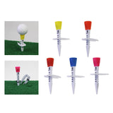 Maxbell Golf Tee Durable 35mm 40mm 45mm 50mm 55mm Golf Ball Holder for Golf Training yellow