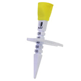 Maxbell Golf Tee Durable 35mm 40mm 45mm 50mm 55mm Golf Ball Holder for Golf Training yellow