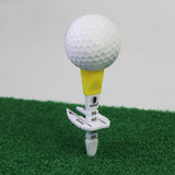 Maxbell Golf Tee Durable 35mm 40mm 45mm 50mm 55mm Golf Ball Holder for Golf Training yellow