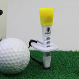 Maxbell Golf Tee Durable 35mm 40mm 45mm 50mm 55mm Golf Ball Holder for Golf Training yellow