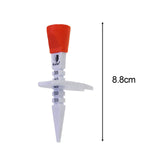 Maxbell Golf Tee Durable 35mm 40mm 45mm 50mm 55mm Golf Ball Holder for Golf Training orange