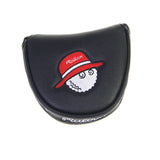 Maxbell Golf Putter Headcover Easy to Clean Golfer Professionals Golf Club Headcover Black Red