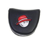 Maxbell Golf Putter Headcover Easy to Clean Golfer Professionals Golf Club Headcover Black Red