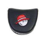 Maxbell Golf Putter Headcover Easy to Clean Golfer Professionals Golf Club Headcover Black Red