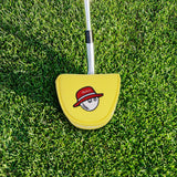 Maxbell Golf Putter Headcover Easy to Clean Golfer Professionals Golf Club Headcover Yellow Red