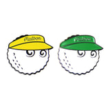 Maxbell Golf Ball Marker Hat Clip Golf Hat Clip Funny Durable Zinc Alloy Golfer Gift yellow