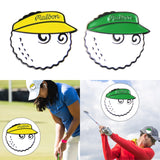 Maxbell Golf Ball Marker Hat Clip Golf Hat Clip Funny Durable Zinc Alloy Golfer Gift yellow