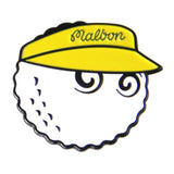 Maxbell Golf Ball Marker Hat Clip Golf Hat Clip Funny Durable Zinc Alloy Golfer Gift yellow