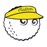 Maxbell Golf Ball Marker Hat Clip Golf Hat Clip Funny Durable Zinc Alloy Golfer Gift yellow