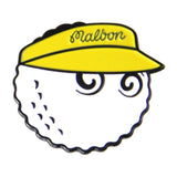 Maxbell Golf Ball Marker Hat Clip Golf Hat Clip Funny Durable Zinc Alloy Golfer Gift yellow