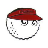 Maxbell Golf Ball Marker Magnetic Hat Clip Zinc Alloy for Men Women Golf Accessories Red 3.4x3.2x1cm