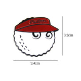 Maxbell Golf Ball Marker Magnetic Hat Clip Zinc Alloy for Men Women Golf Accessories Red 3.4x3.2x1cm