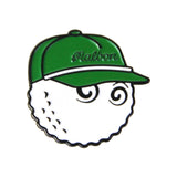 Maxbell Golf Ball Marker Magnetic Hat Clip Zinc Alloy for Men Women Golf Accessories Green 3.4x3.4x1cm