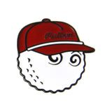 Maxbell Golf Ball Marker Magnetic Hat Clip Zinc Alloy for Men Women Golf Accessories Red 3.4x3.4x1cm