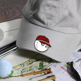 Maxbell Golf Ball Marker Magnetic Hat Clip Zinc Alloy for Men Women Golf Accessories Red 3.4x3.4x1cm