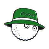 Maxbell Golf Ball Marker Magnetic Hat Clip Zinc Alloy for Men Women Golf Accessories Green 3.6x3x1cm