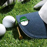 Maxbell Golf Ball Marker Magnetic Hat Clip Zinc Alloy for Men Women Golf Accessories Green 3.6x3x1cm