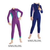 Maxbell Kids Wetsuit 2.5mm Neoprene Nylon for Scuba Snorkeling Kayaking Wave Surfing Purple S