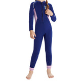 Maxbell Kids Wetsuit 2.5mm Neoprene Nylon for Scuba Snorkeling Kayaking Wave Surfing Navy Blue Size M